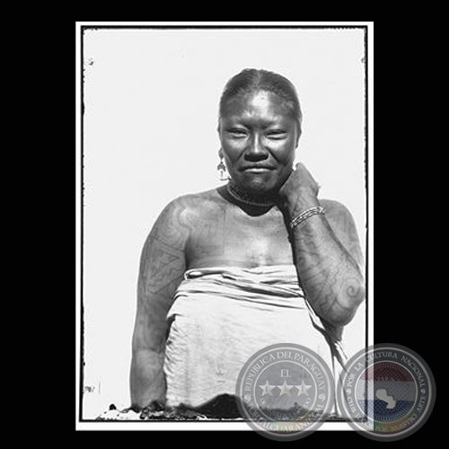 ESCLAVA PINTADA - TRIBU CHAMACOCO - Fotografía de GUIDO BOGGIANI